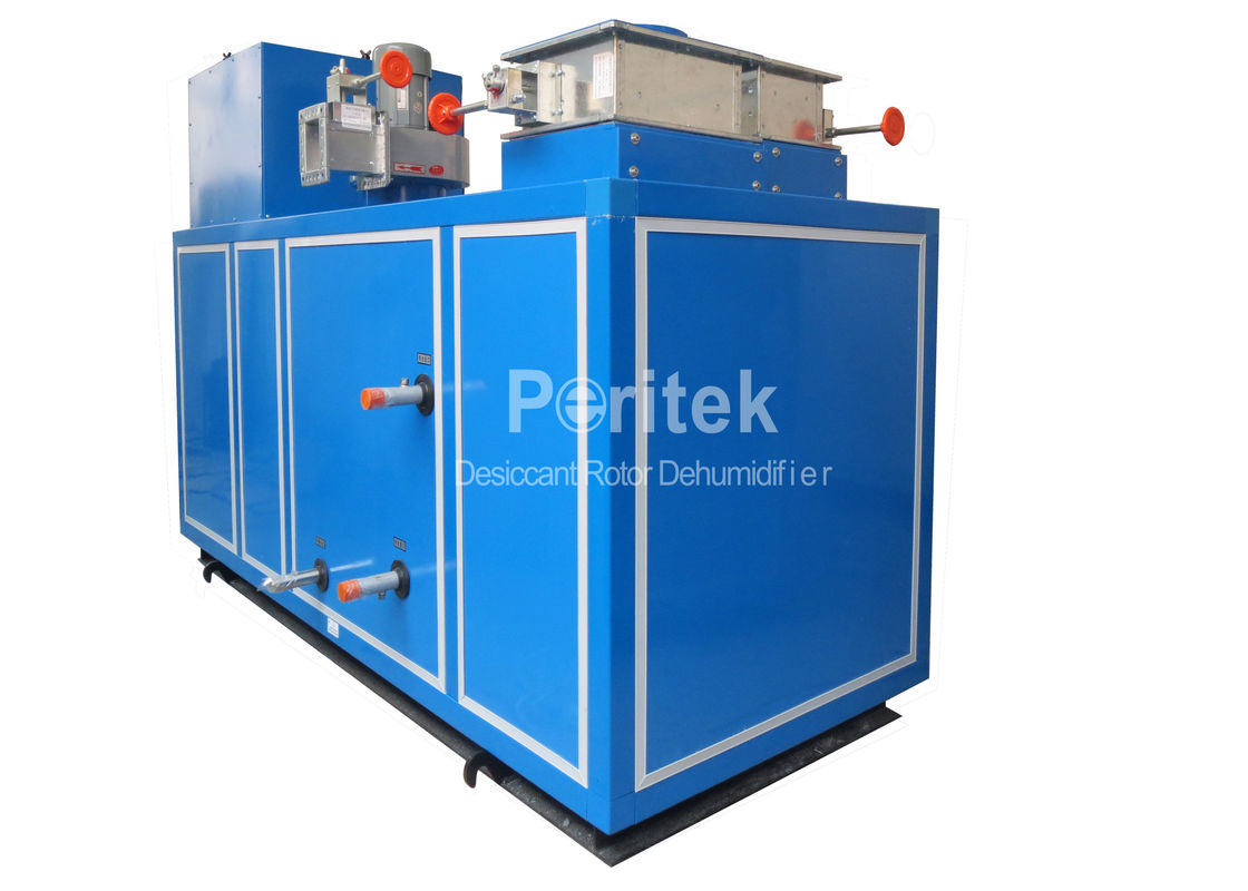 Low Humidity Blowing Molding Rotary Desiccant Dehumidifier For Warehouse